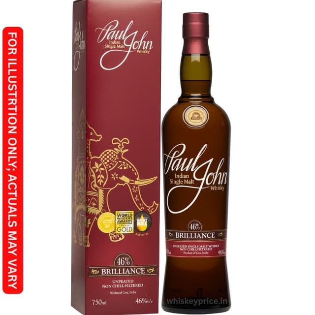 Paul John Brilliance Single Malt Whisky