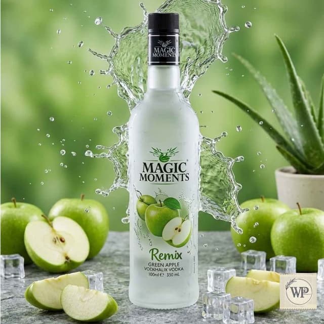 Magic Moments Remix Green Apple Smooth Vodka