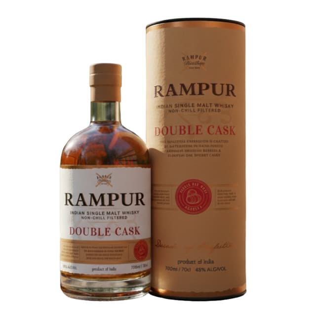 Rampur Indian Single Malt Whisky Non-Chill Filtered Double Cask