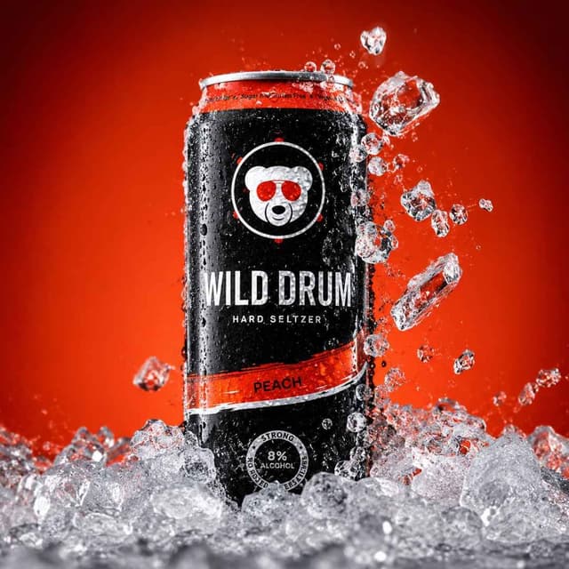 Wild Drum Peach Hard Seltzer