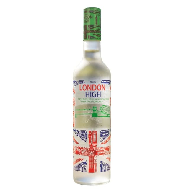 Oasis London High Triple Distilled Green Apple Vodka