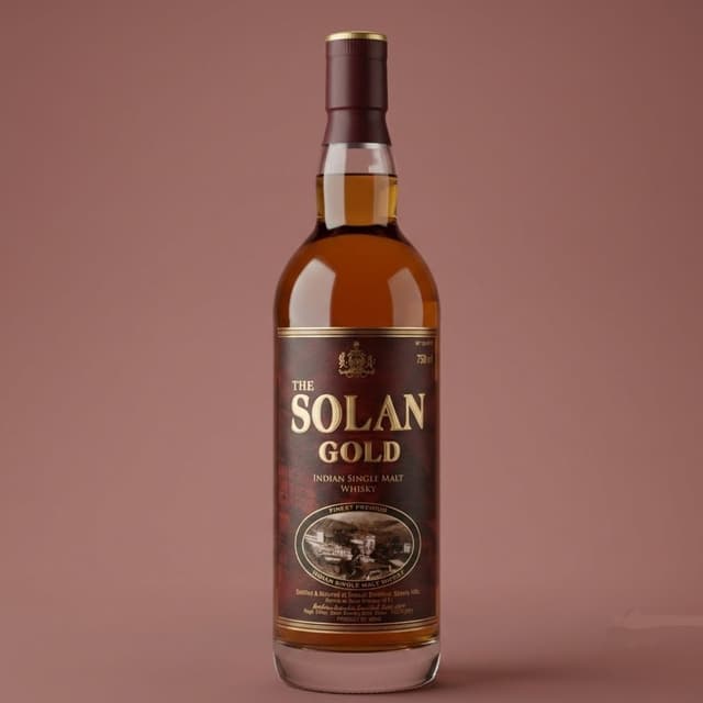 The Solan Gold Indian Single Malt Whisky