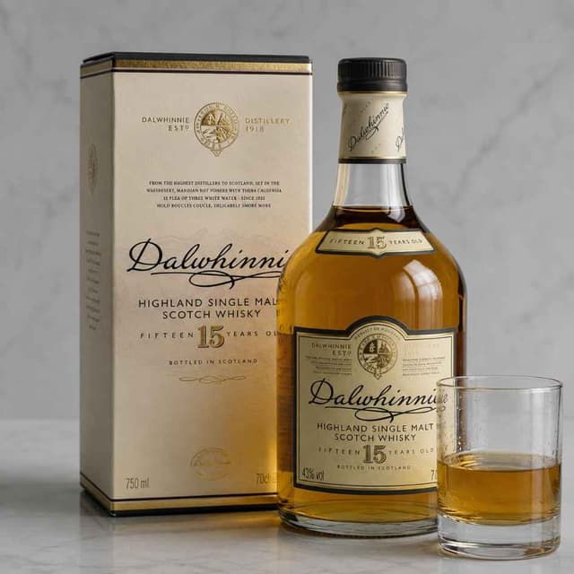 Dalwhinnie 15 Year Old Single Malt Scotch Whisky