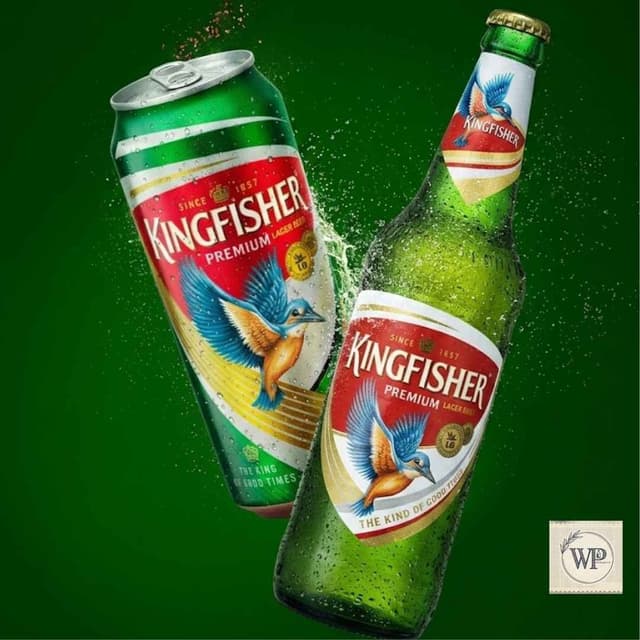 Kingfisher Premium Lager Beer (330ml)