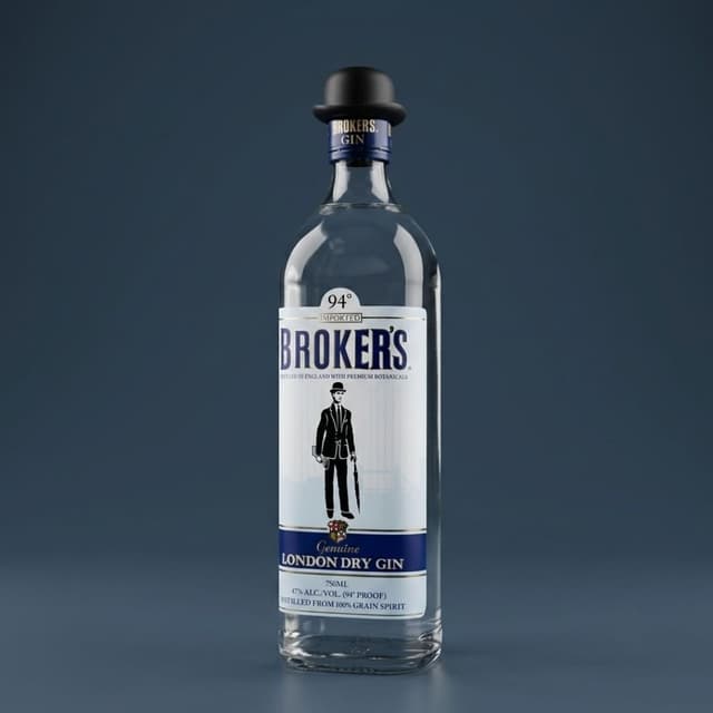 Brokers London Dry Gin (750ml)