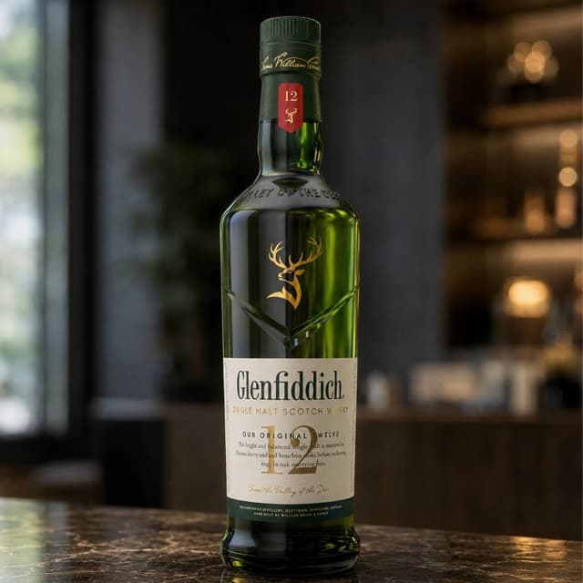 Glenfiddich 12 Years Single Malt Scotch Whisky