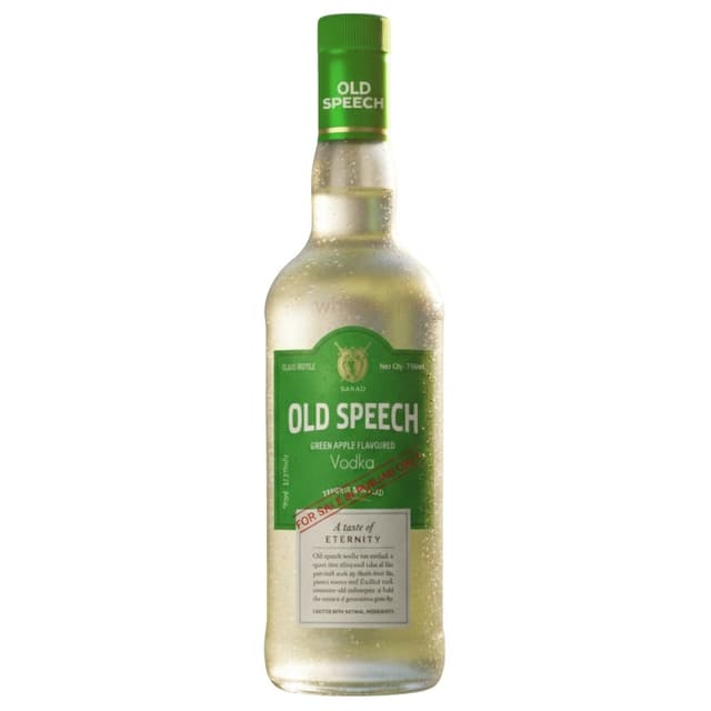 Sarao Old Speech Green Apple Flavoured Vodka