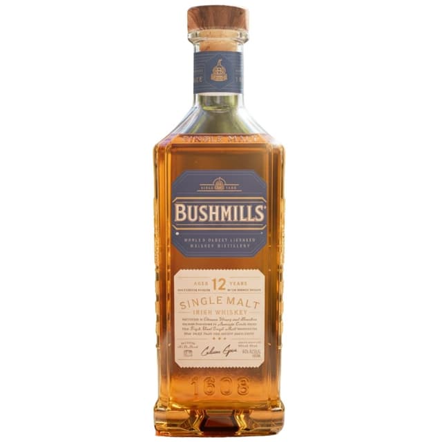 Bushmills 12 Year Old Single Malt Irish Whiskey