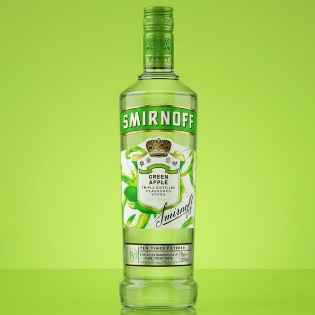 Smirnoff GREEN APPLE Flavoured Vodka