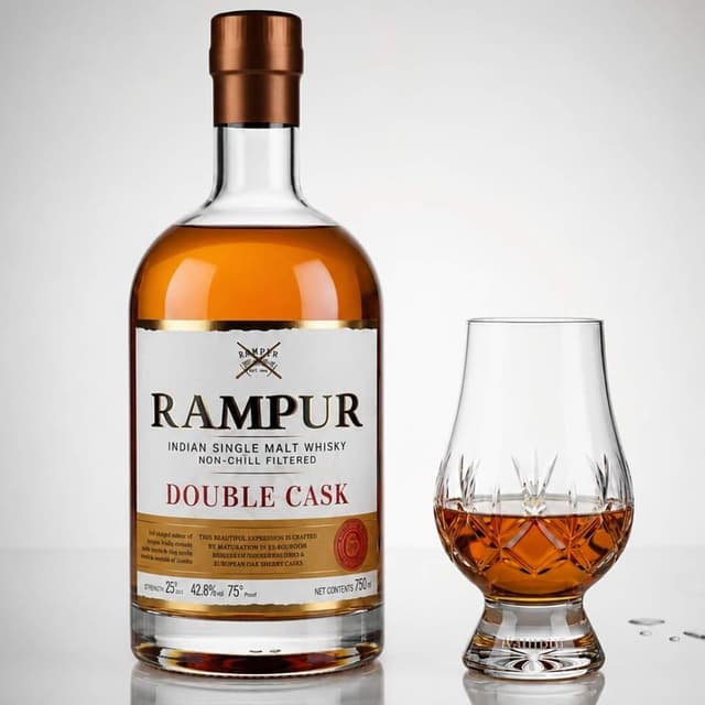 Rampur Double Cask Indian Single Malt Whisky