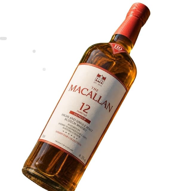 The Macallan 12 Years Old Sherry Oak Single Malt Scotch Whisky