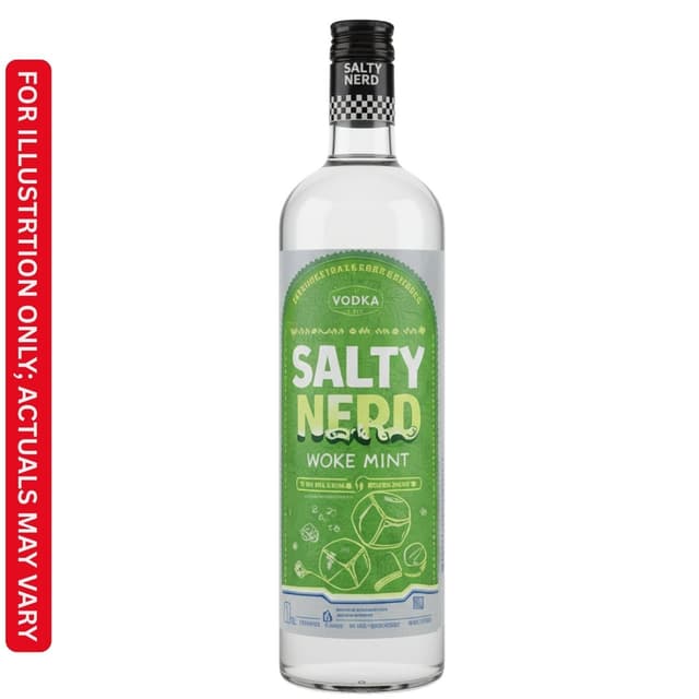 Salty Nerd Woke Mint Vodka