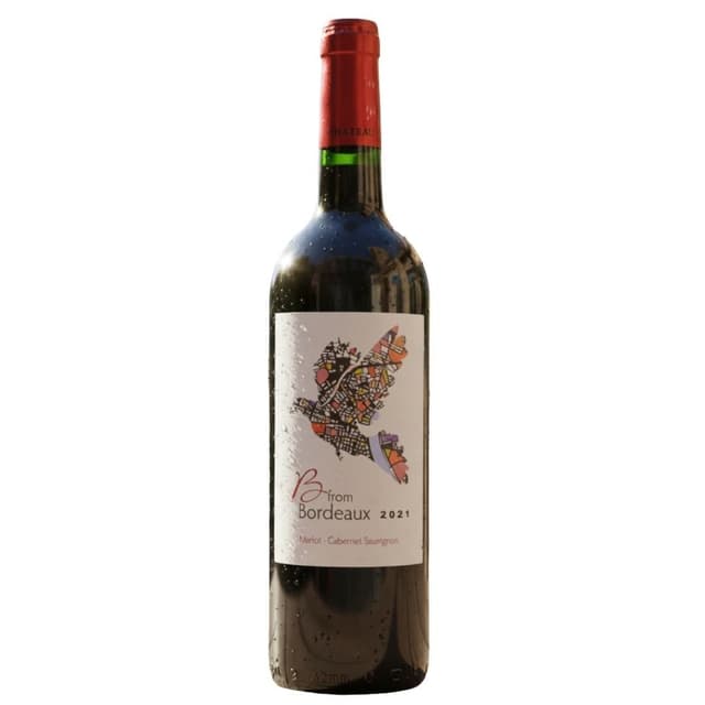 B From Bordeaux Merlot-Cabernet Sauvignon Bordeaux AOC
