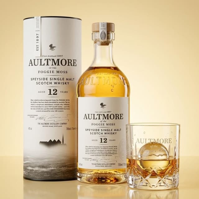 Aultmore 12 Year Old Speyside Single Malt Scotch Whisky