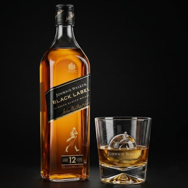 Johnnie Walker Black Label Old Scotch Whisky (200ml)