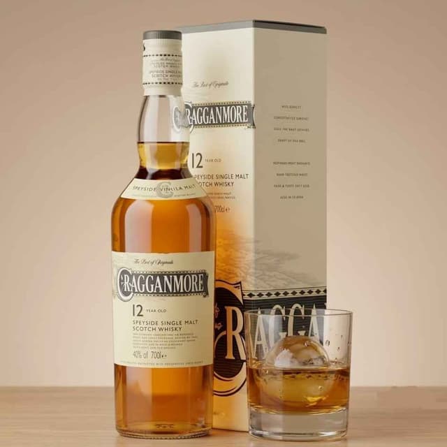 Cragganmore 12 Year Old Single Malt Scotch Whisky